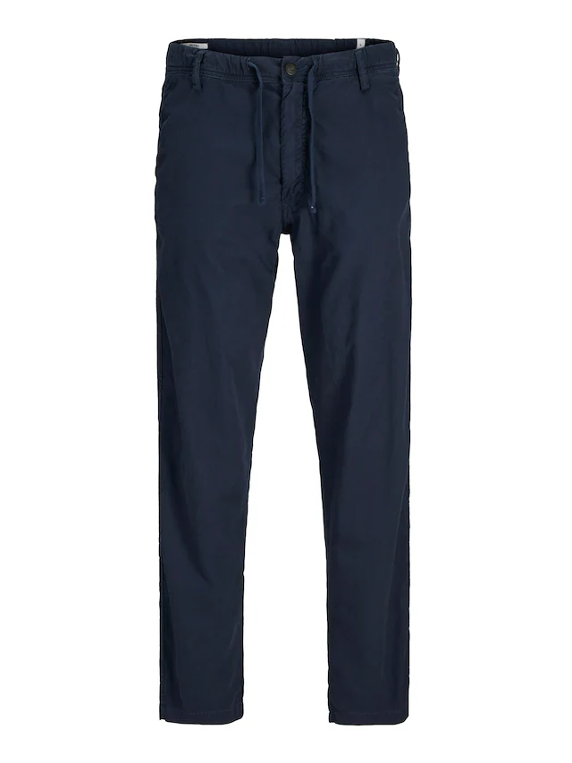 Jack & Jones Stoffhose »JPSTKANE HYBRID BONDI JOGGER SN« Baumwolle mit Leinen, locker geschnitten