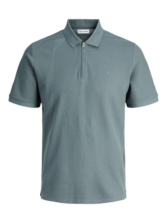 Jack & Jones Poloshirt »JJEAUSTIN ZIP POLO SS NOOS« mit Polokragen