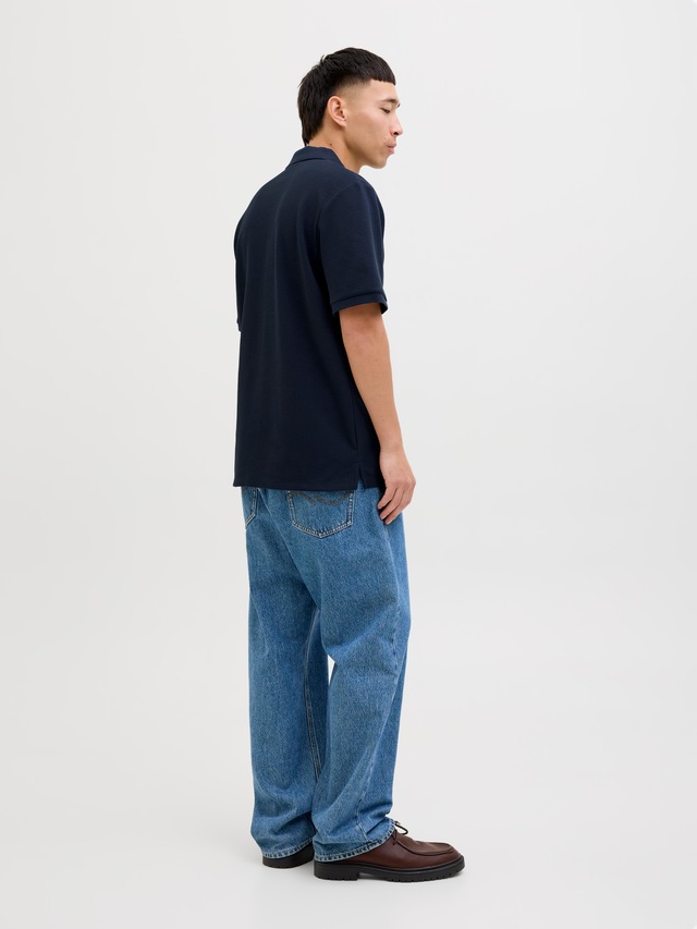 Jack & Jones Poloshirt »JJEAUSTIN ZIP POLO SS NOOS« mit Polokragen