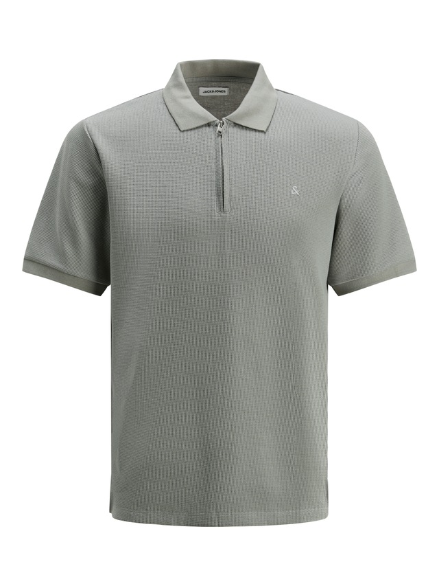 Jack & Jones Poloshirt »JJEAUSTIN ZIP POLO SS NOOS« mit Polokragen