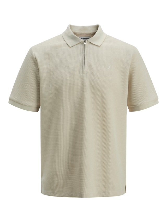Jack & Jones Poloshirt »JJEAUSTIN ZIP POLO SS NOOS« mit Polokragen