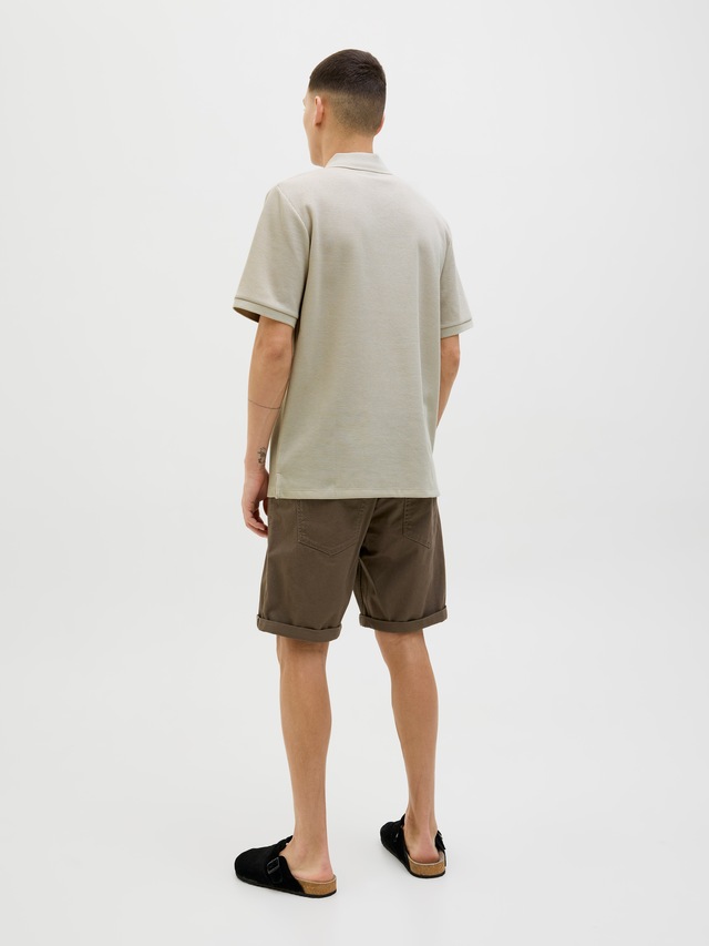 Jack & Jones Poloshirt »JJEAUSTIN ZIP POLO SS NOOS« mit Polokragen