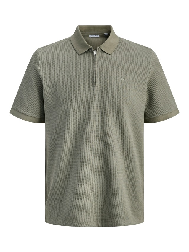 Jack & Jones Poloshirt »JJEAUSTIN ZIP POLO SS NOOS« mit Polokragen