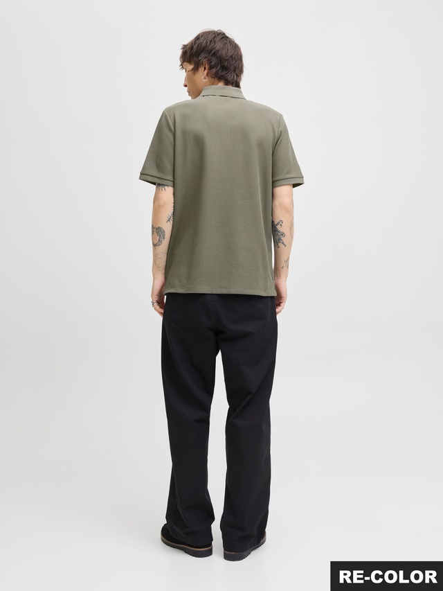 Jack & Jones Poloshirt »JJEAUSTIN ZIP POLO SS NOOS« mit Polokragen