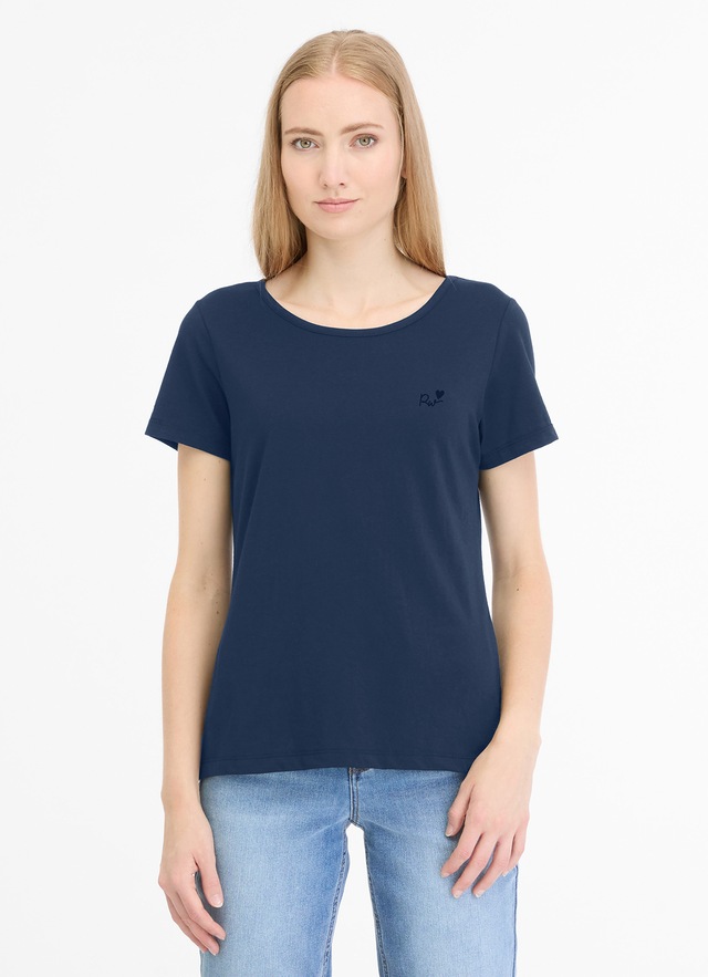 Ragwear Kurzarmshirt »MINTTA« mit Rundhalsausschnitt, ohne Verschluss, aus Baumwollmischung