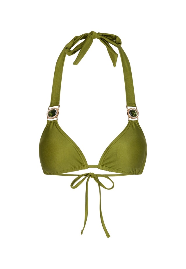 Moda Minx Triangel-Bikini-Top »Amour Triangle« 1 Stk. mit stilvollem Steinbesatz