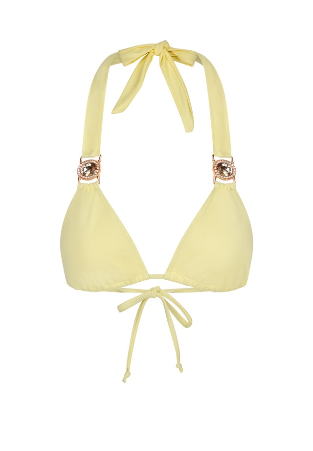 Moda Minx Triangel-Bikini-Top »Amour Triangle« 1 Stk. mit stilvollem Steinbesatz