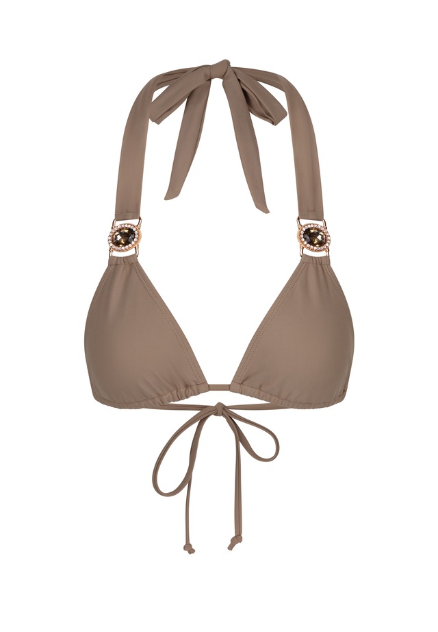 Moda Minx Triangel-Bikini-Top »Amour Triangle« 1 Stk. mit stilvollem Steinbesatz