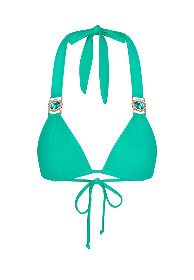 Moda Minx Triangel-Bikini-Top »Amour Triangle« 1 Stk. mit stilvollem Steinbesatz