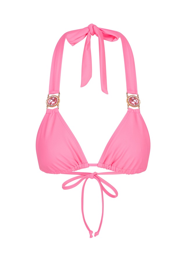 Moda Minx Triangel-Bikini-Top »Amour Triangle« 1 Stk. mit stilvollem Steinbesatz