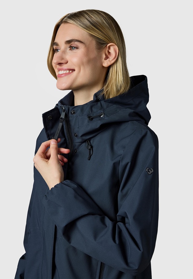 Ragwear Outdoorjacke »Sunniva Light« mit Kapuze Wasserdichte und atmungsaktive Damen Übergangsjacke