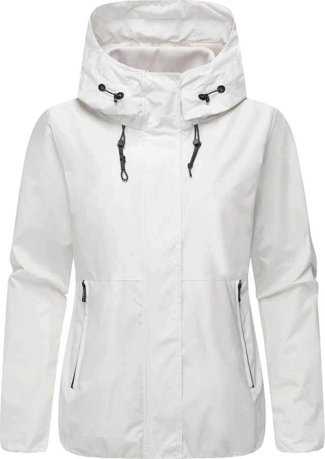Ragwear Outdoorjacke »Sunniva Light« mit Kapuze Wasserdichte und atmungsaktive Damen Übergangsjacke
