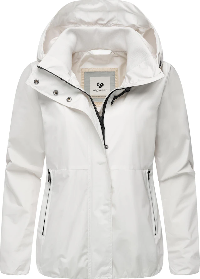 Ragwear Outdoorjacke »Sunniva Light« mit Kapuze Wasserdichte und atmungsaktive Damen Übergangsjacke
