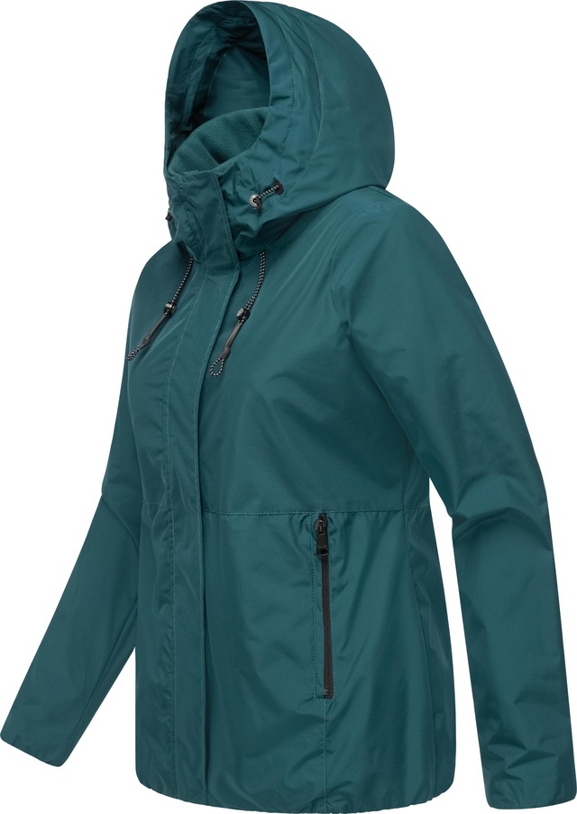 Ragwear Outdoorjacke »Sunniva Light« mit Kapuze Wasserdichte und atmungsaktive Damen Übergangsjacke