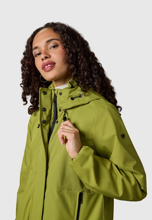 Ragwear Outdoorjacke »Sunniva Light« mit Kapuze Wasserdichte und atmungsaktive Damen Übergangsjacke