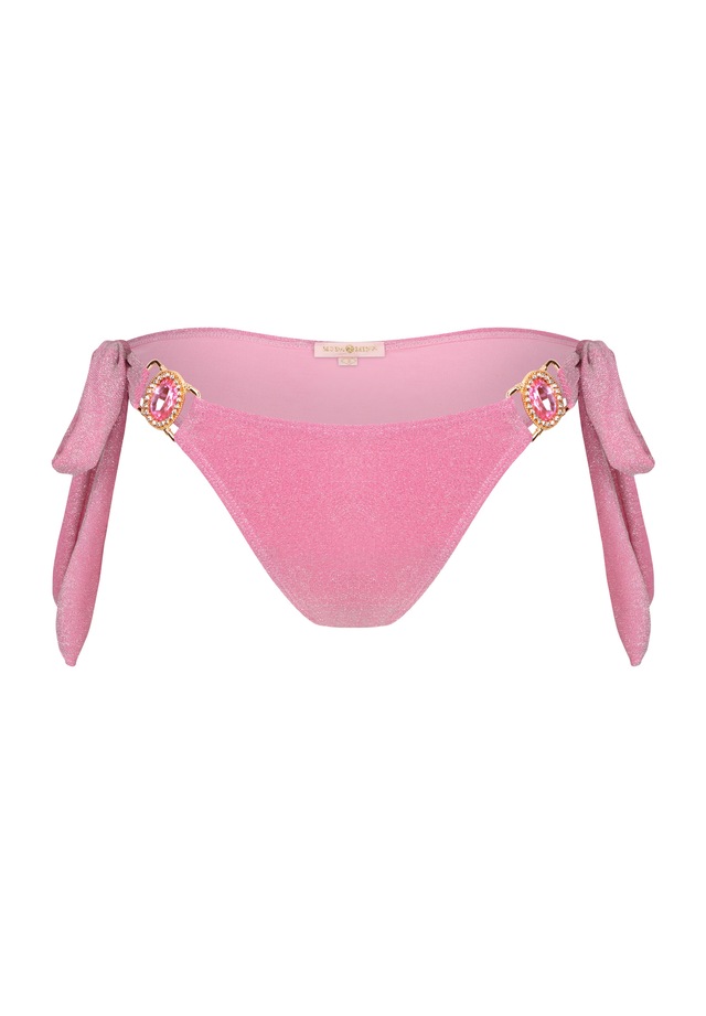 Moda Minx Bikini-Hose »Lumiere Amour« Panty, 1 Stk. mit seitlicher Bindung und Steinbesatz