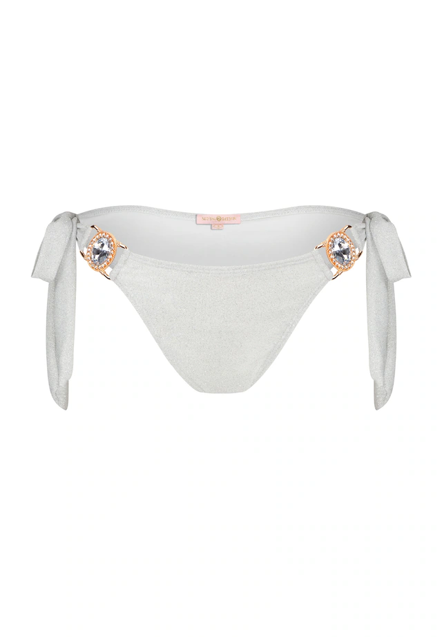 Moda Minx Bikini-Hose »Lumiere Amour« Panty, 1 Stk. mit seitlicher Bindung und Steinbesatz