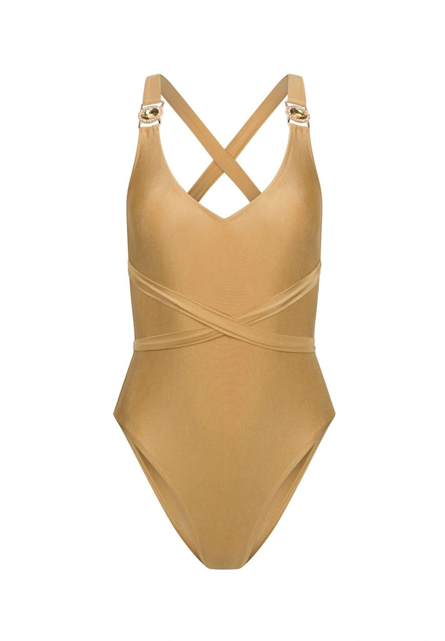 Moda Minx Badeanzug »Amour« 1 Stk. mit tollem Steinbesatz
