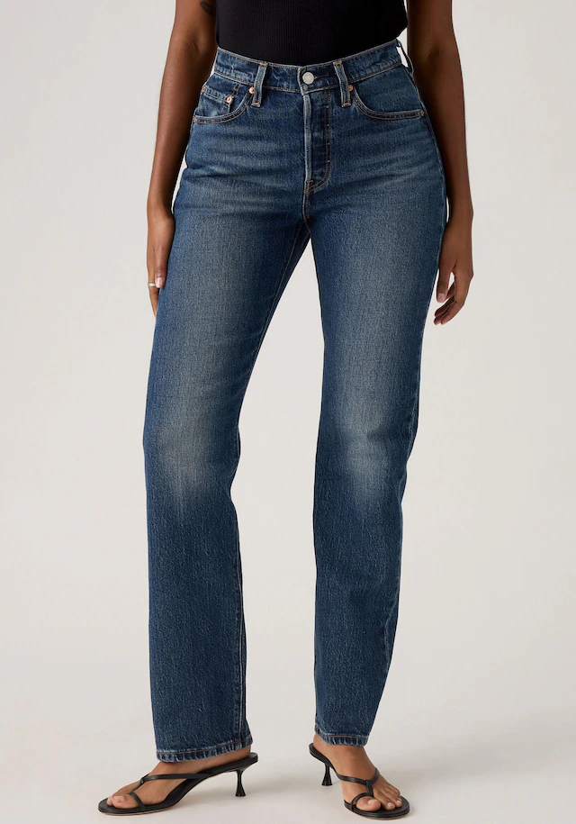 Levi's® Stretch-Jeans »LV Jeans 501 CURVE BLACKS« Die Passform schmeichelt kurvigen Figuren