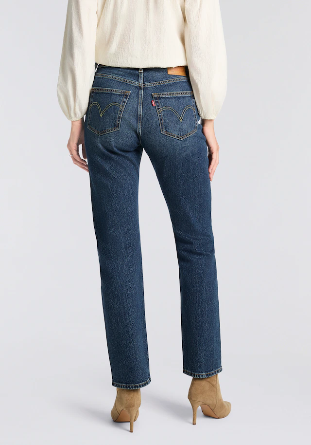 Levi's® Stretch-Jeans »LV Jeans 501 CURVE BLACKS« Die Passform schmeichelt kurvigen Figuren