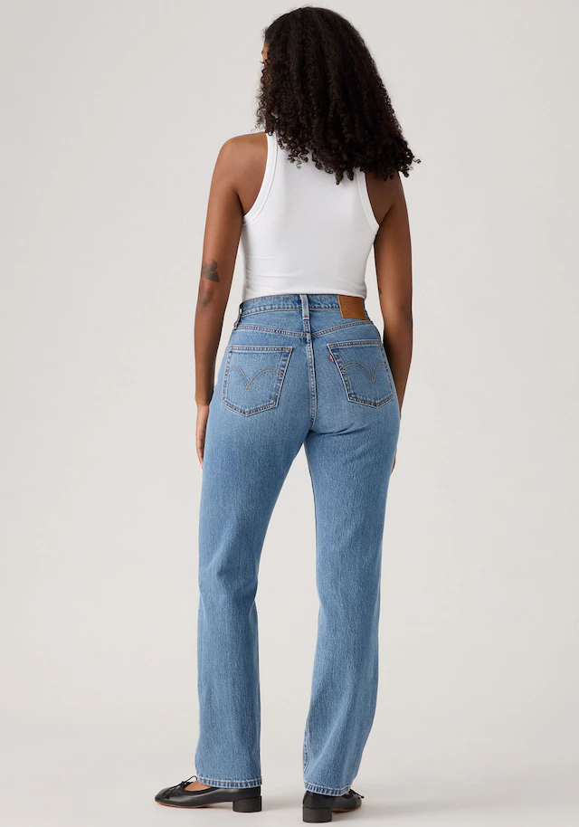 Levi's® Stretch-Jeans »LV Jeans 501 CURVE BLACKS« Die Passform schmeichelt kurvigen Figuren
