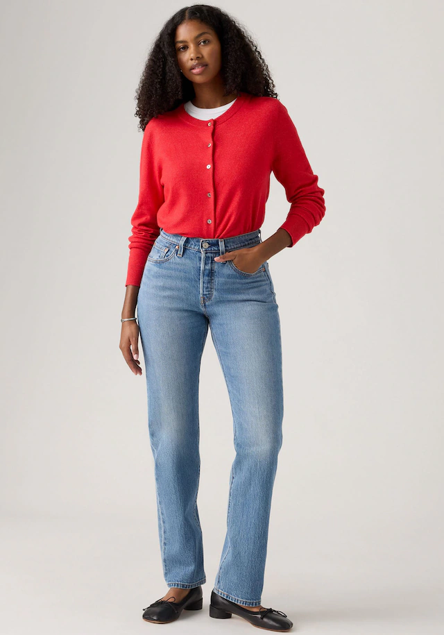 Levi's® Stretch-Jeans »LV Jeans 501 CURVE BLACKS« Die Passform schmeichelt kurvigen Figuren