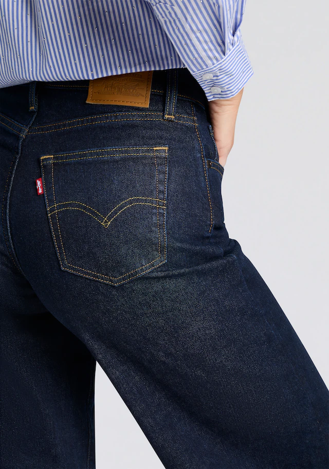 Levi's® Schlagjeans »Levi's® 728 High-Rise Wide-Leg Jeans« weite Beinform