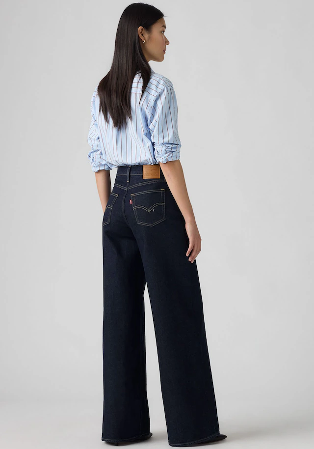 Levi's® Schlagjeans »Levi's® 728 High-Rise Wide-Leg Jeans« weite Beinform