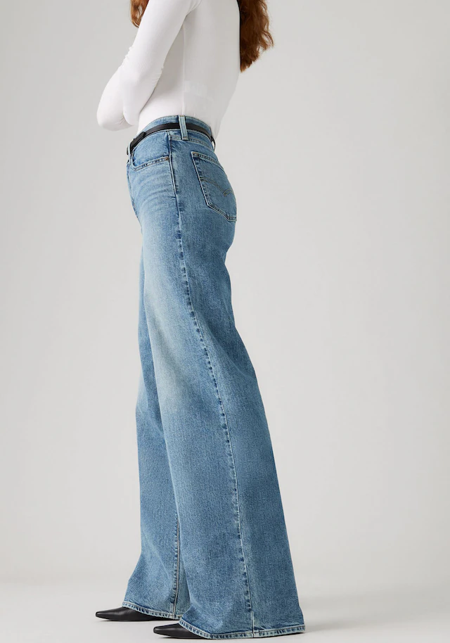 Levi's® Schlagjeans »Levi's® 728 High-Rise Wide-Leg Jeans« weite Beinform