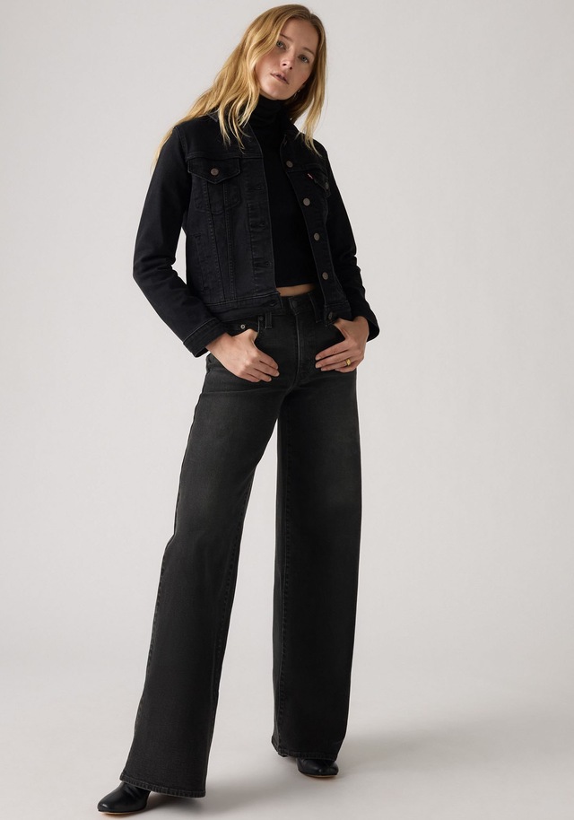 Levi's® Schlagjeans »Levi's® 728 High-Rise Wide-Leg Jeans« weite Beinform