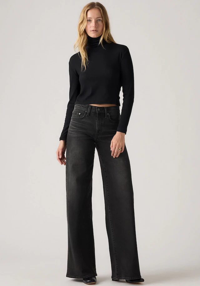 Levi's® Schlagjeans »Levi's® 728 High-Rise Wide-Leg Jeans« weite Beinform