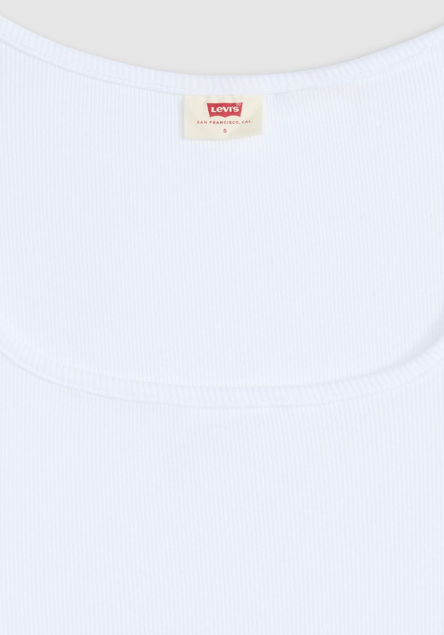 Levi's® T-Shirt »Levi's® Essential T-Shirt mit quadratischem Ausschnitt« Feinrippqualität