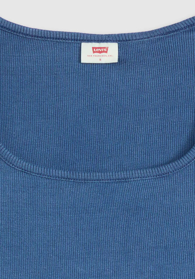 Levi's® T-Shirt »Levi's® Essential T-Shirt mit quadratischem Ausschnitt« Feinrippqualität