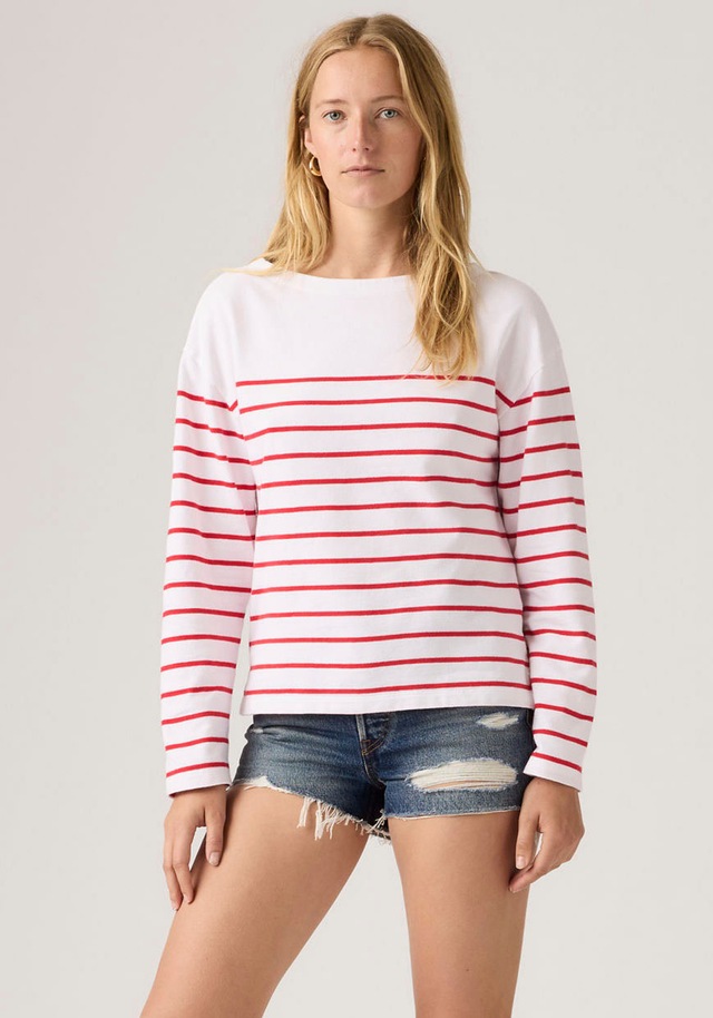 Levi's® Langarmshirt »MARIN STRIPE TOP« Saum mit kurzen Seitenschlitzen