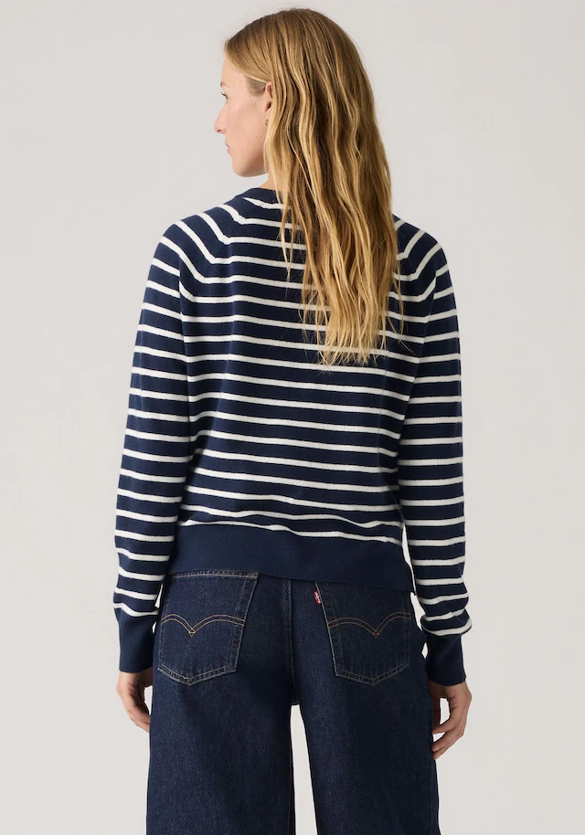 Levi's® V-Ausschnitt-Pullover »SUPER SOFT VNECK PULLOVER« im Bund beidseitig mit kurzem Schlitz