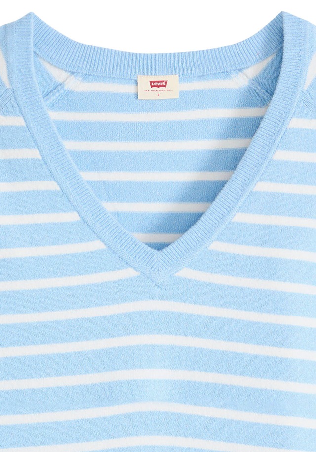 Levi's® V-Ausschnitt-Pullover »SUPER SOFT VNECK PULLOVER« im Bund beidseitig mit kurzem Schlitz