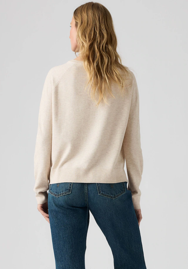 Levi's® V-Ausschnitt-Pullover »SUPER SOFT VNECK PULLOVER« im Bund beidseitig mit kurzem Schlitz