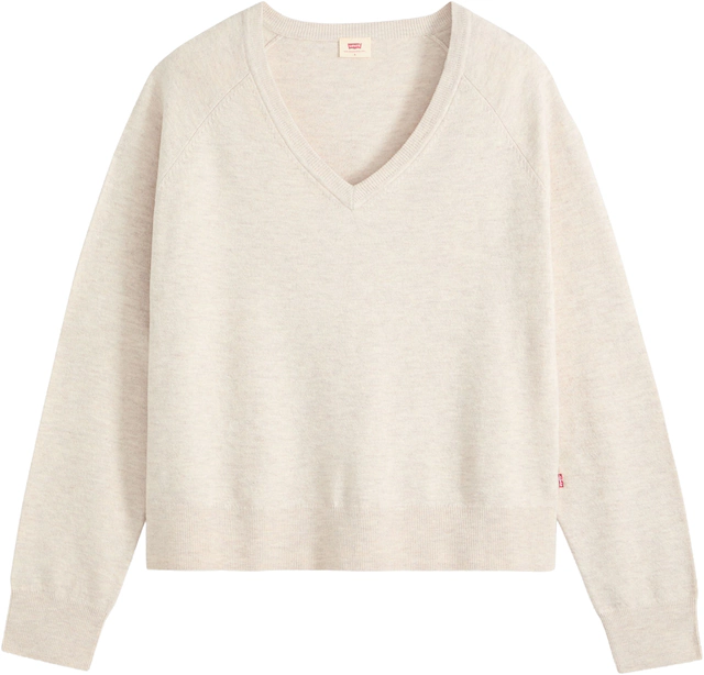 Levi's® V-Ausschnitt-Pullover »SUPER SOFT VNECK PULLOVER« im Bund beidseitig mit kurzem Schlitz