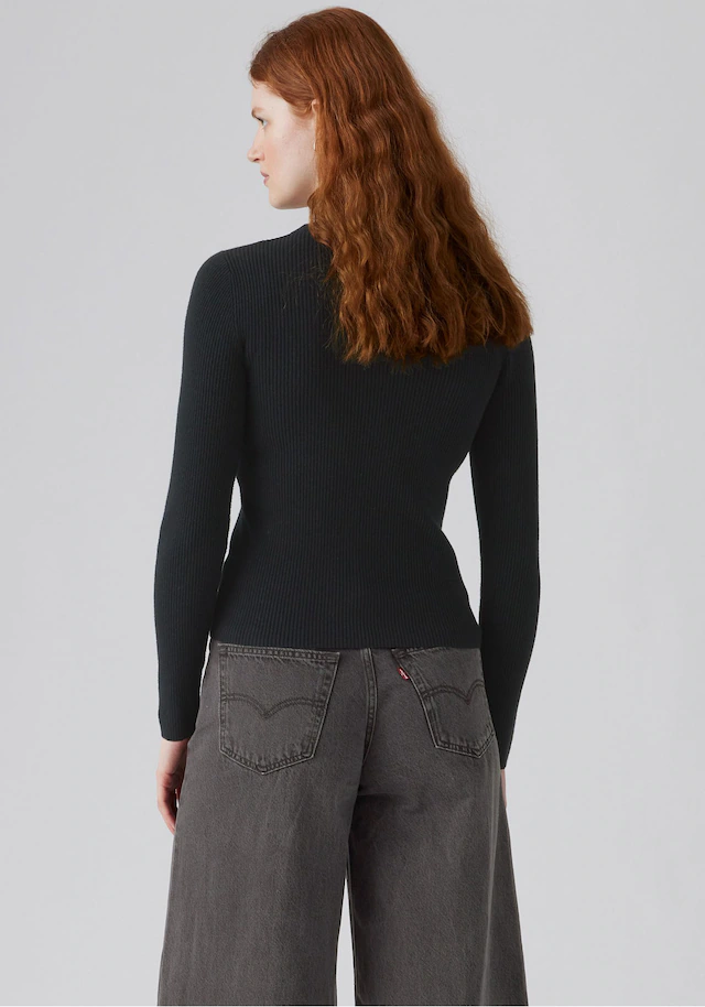 Levi's® Rundhalspullover »RIB CREW SWEATER« Geripptes Strickmuster