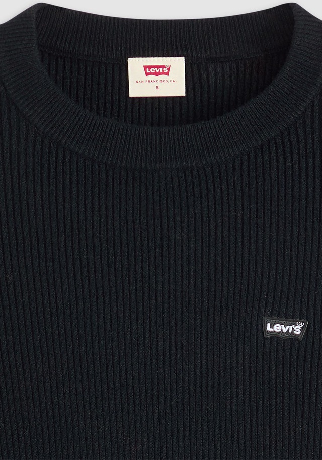 Levi's® Rundhalspullover »RIB CREW SWEATER« Geripptes Strickmuster