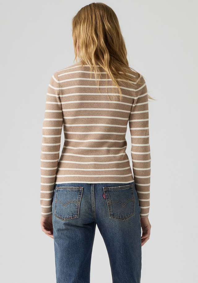 Levi's® Rundhalspullover »RIB CREW SWEATER« Geripptes Strickmuster