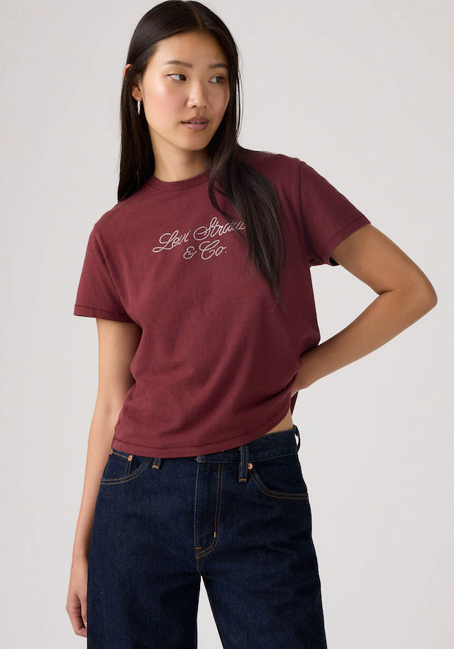 Levi's® T-Shirt »GRAPHIC CLASSIC T« Glitzerne Applikation