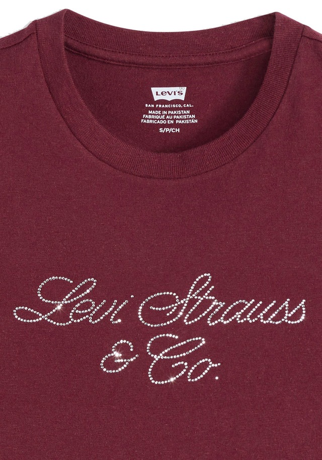 Levi's® T-Shirt »GRAPHIC CLASSIC T« Glitzerne Applikation
