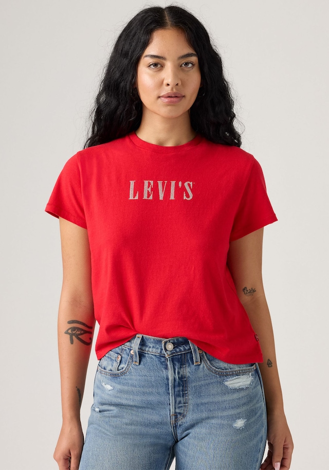 Levi's® T-Shirt »GRAPHIC CLASSIC T« Glitzerne Applikation