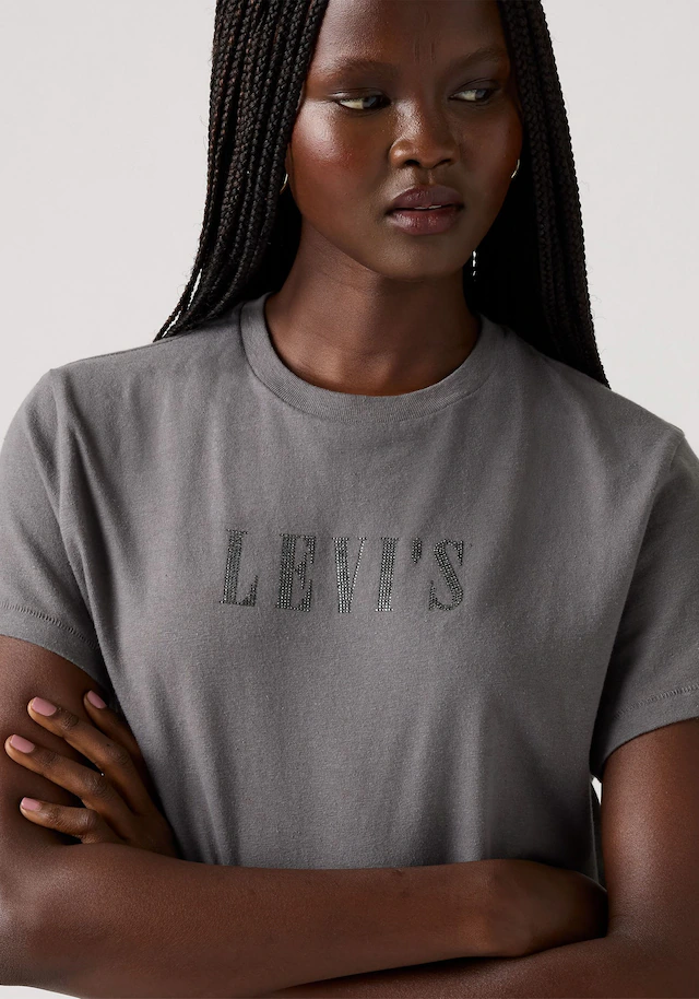 Levi's® T-Shirt »GRAPHIC CLASSIC T« Glitzerne Applikation