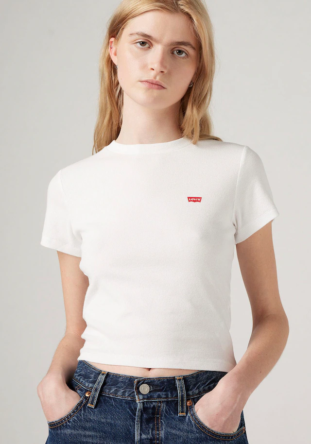 Levi's® T-Shirt »ESSENTIAL SPORTY TEE« Feinripp- Qualität