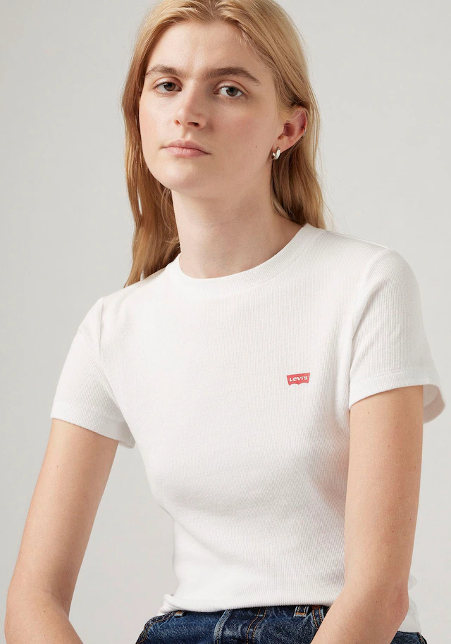 Levi's® T-Shirt »ESSENTIAL SPORTY TEE« Feinripp- Qualität