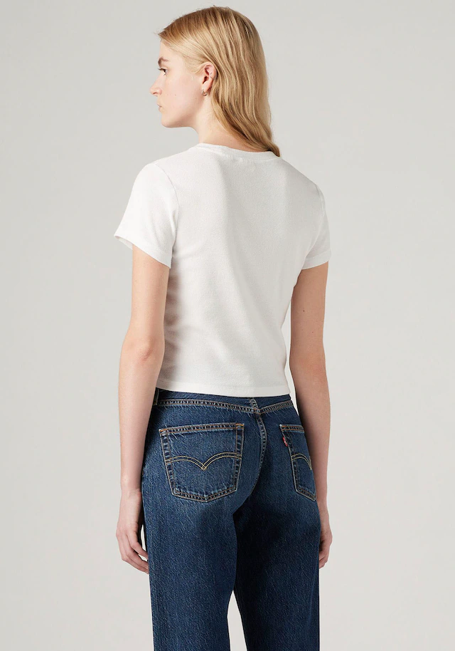 Levi's® T-Shirt »ESSENTIAL SPORTY TEE« Feinripp- Qualität