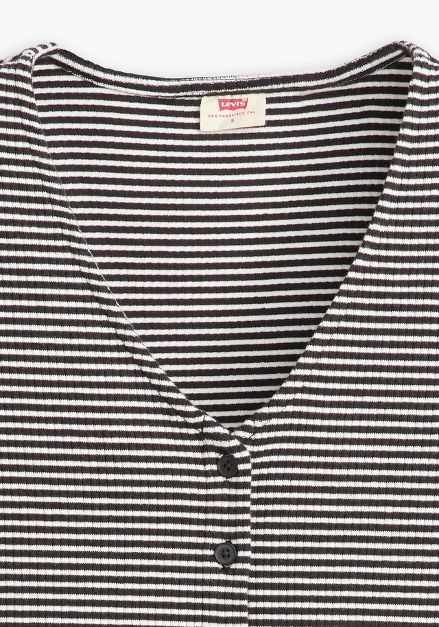 Levi's® V-Shirt mit Knopfleiste