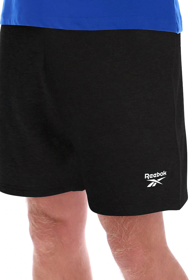 Reebok Sweatshorts »MARCUS SMALL LOGO FLEECE SHORTS« sportlicher Stil, als Sweatshorts, aus Baumwolle und Polyester